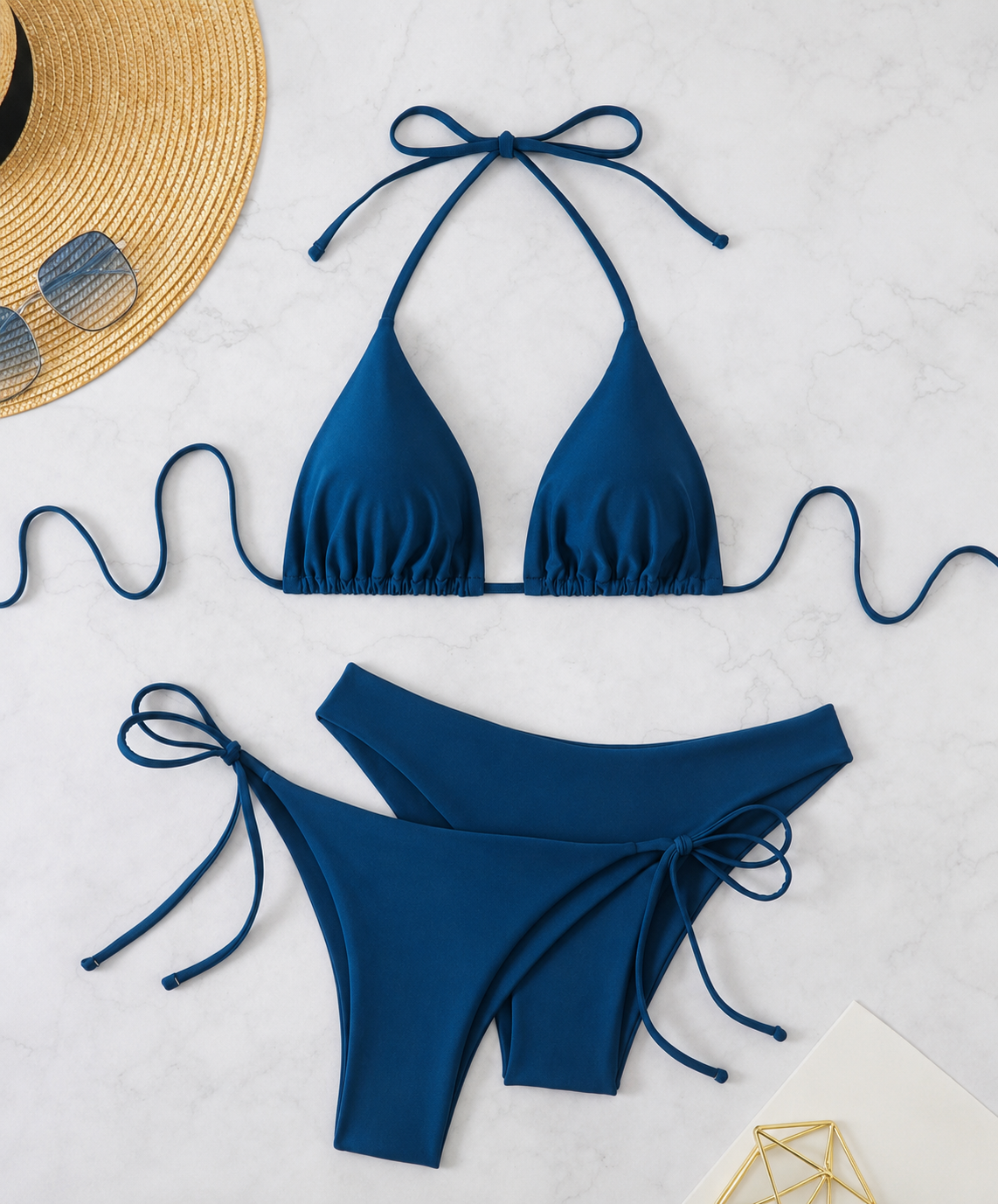 Ocean Breeze Tie-Side Bikini Set