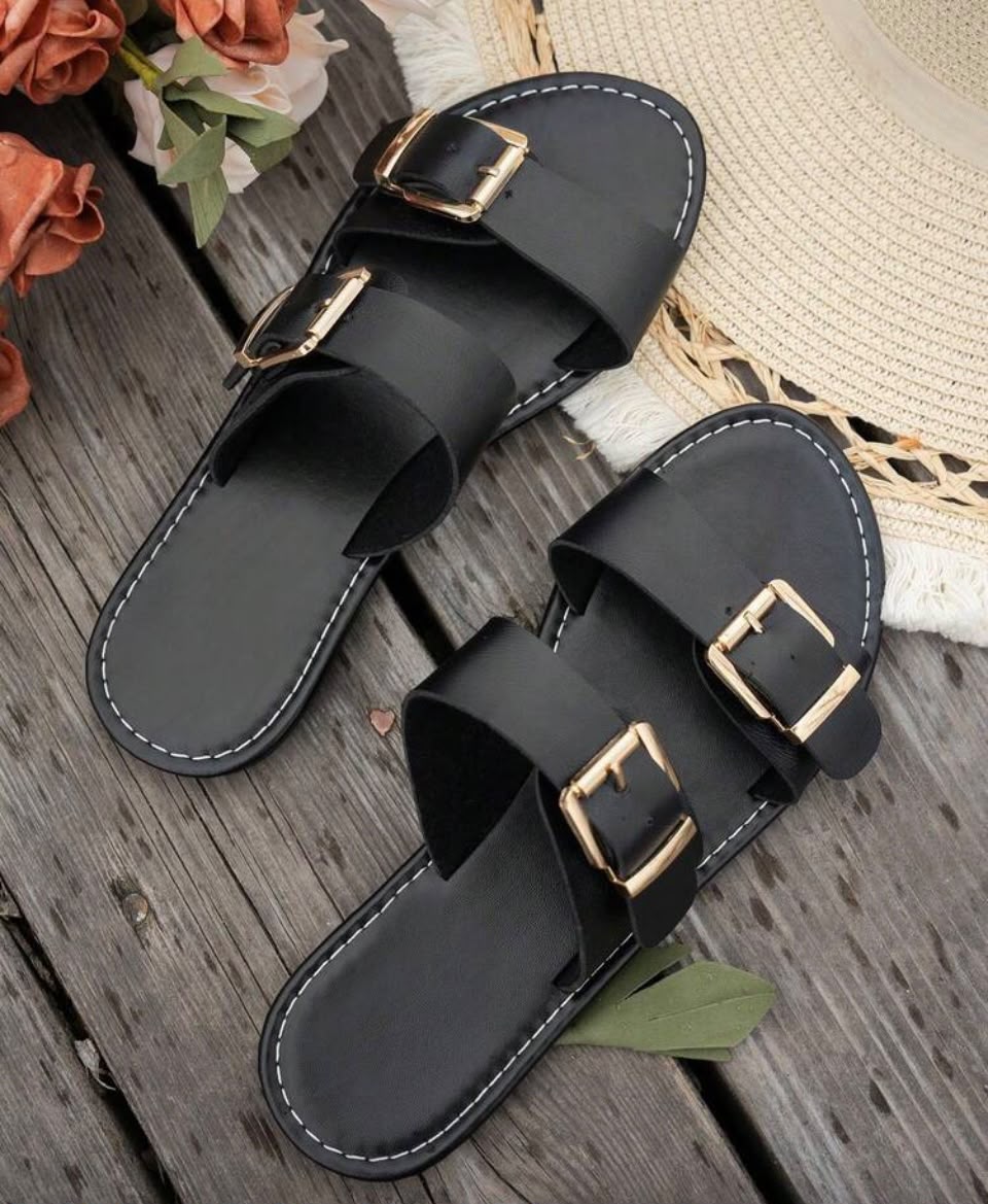 Women's Double Buckle Sandals